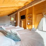 Шале Des Cimes, Chaleureux Avec Jacuzzi Et Sauna Жерарме