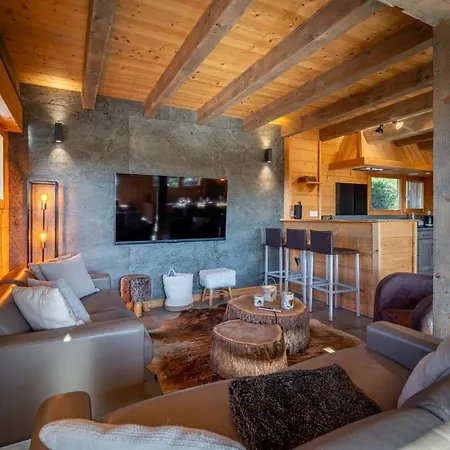 Chalet Des Cimes, Chaleureux Avec Jacuzzi Et Sauna *