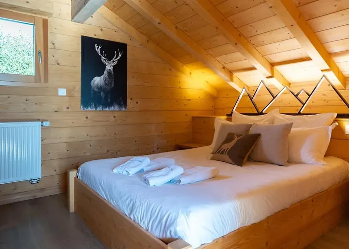 Chalet Des Cimes, Chaleureux Avec Jacuzzi Et Sauna